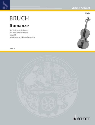 Romanze F-Dur op. 85 f�r Viola und Orchester Klavierauszug mit Solostimme