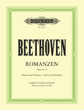 Romanzen op.40 und op.50 f�r Violine und Orchester f�r Violine und Klavier