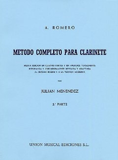 Romero Metodo Completo Para Clarinete Part 2 clarinet buch