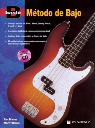 Ron Manus_Morton Manus, Basix m�todo de bajo bass guitar Buch + CD