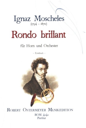 Rondo brillant f�r Horn und Orchester Partitur