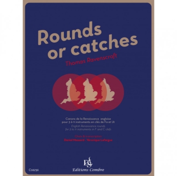 Rounds or Catches for 3-11 instruments in F and C clefs score