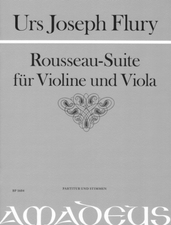 Rousseau-Suite f�r Violine und Viola Partitur und Stimmen