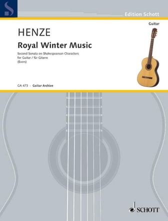 Royal Winter Music - Second Sonata on Shakespearean Characters f�r Gitarre