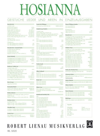 Ruhe sanft in Gottes Frieden op.25,26 f�r Alt (Bariton) und Klavier