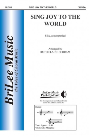 Ruth Elaine Schram Sing Joy To The World Frauenchor und Keyboard Chorpartitur