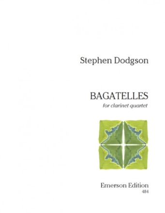 S. Dogson, Bagatelles For Clarinet Quartet TTBB buch