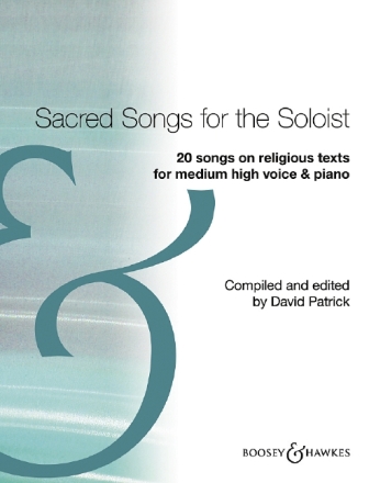 Sacred Songs for the Soloist f�r hohe (mittlere) Singstimme und Klavier