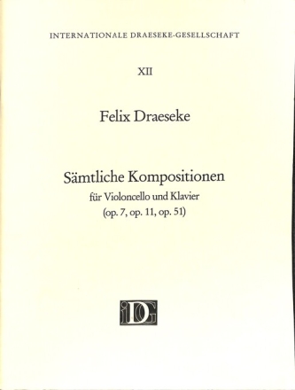 S�mtliche Kompositionen f�r Violoncello und Klavier 