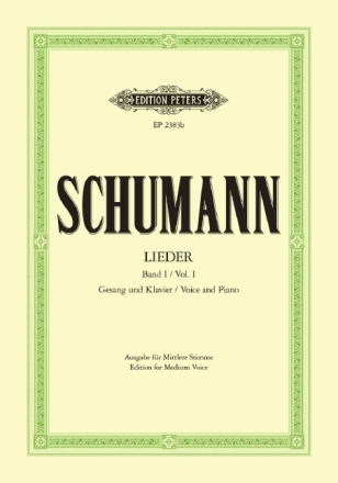 S�mtliche Lieder Band 1 f�r Gesang (mittel) und Klavier