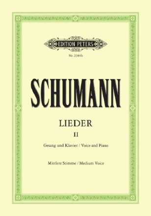 S�mtliche Lieder Band 2 f�r Gesang (mittel) und Klavier (dt)