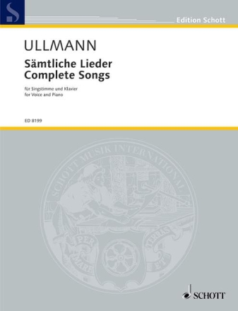 S�mtliche Lieder f�r Singstimme und Klavier