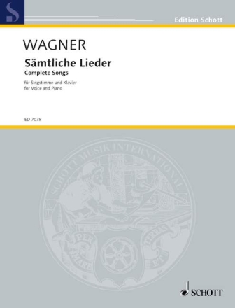 S�mtliche Lieder f�r Singstimme und Klavier
