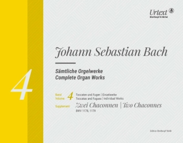 S�mtliche Orgelwerke - Supplement zu Band 4 2 Chaconnen BWV1178, 1179