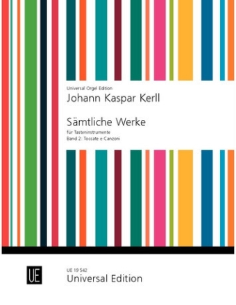 S�mtliche Werke f�r Tasteninstrumente Band 2 Toccate e canzoni