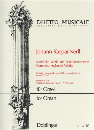 S�mtliche Werke f�r Tasteninstrumente Band 3