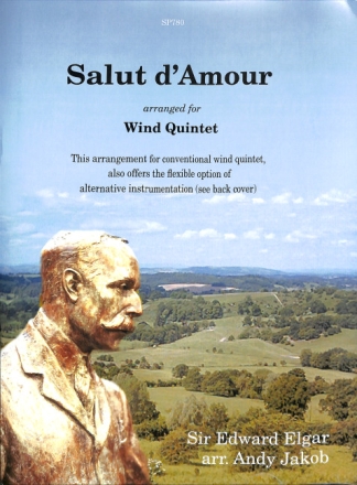 Salut d'amour for 5 wind instruments score and parts