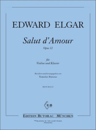 Salut d'amour f�r Violine und Klavier