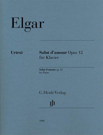 Salut d'amour op.12 f�r Klavier