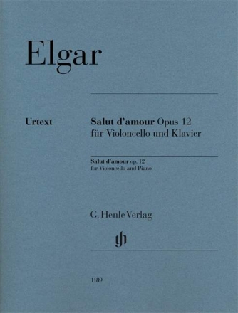 Salut d'amour op.12 f�r Violoncello und Klavier