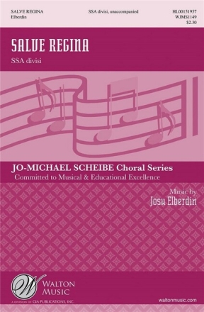 Salve regina for female chorus (SSA) divisi unacompanied score