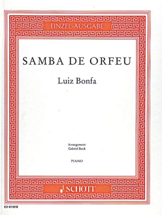 Samba de Orfeu f�r Klavier
