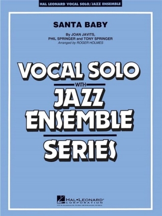 Santa Baby for vocal solo and jazz ensemble score