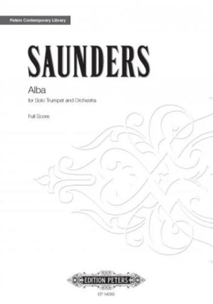 Saunders, Rebecca Alba f�r Solo Trompete und Orchester Partitur
