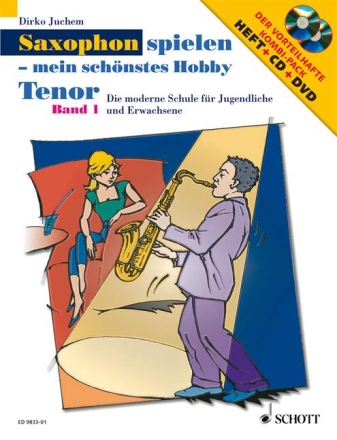 Saxophon spielen - mein sch�nstes Hobby Band 1 (+CD+DVD) f�r Tenorsaxophon