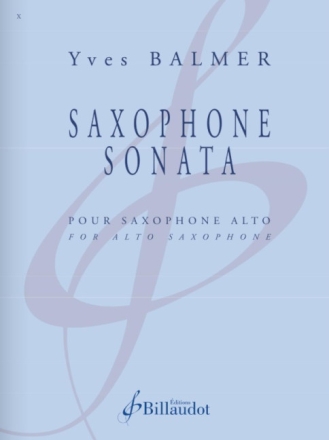 Saxophone Sonata pour saxophone alto