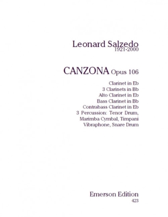 Sazedo, Canzona Op.106 Various Instruments PARTITUR + STIMMEN