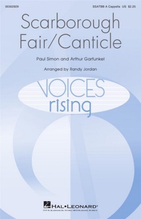 Scarborough fair/canticle for mixed chorus a cappella vocal score (en)