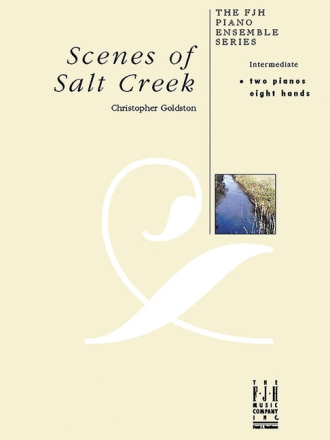 Scenes of Salt Creek for 2 pianos 8 hands score and parts