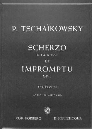 Scherzo � la russe et impromptu op.1 f�r Klavier