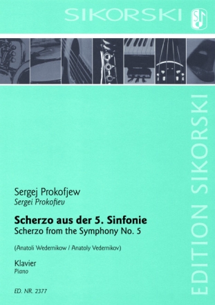 Scherzo aus der Sinfonie Nr:5 op.100 f�r Klavier