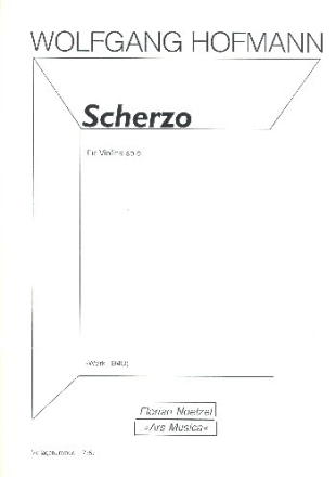 Scherzo H940 f�r Violine solo