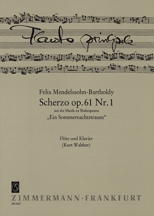 Scherzo op.61,1 f�r Fl�te und Klavier