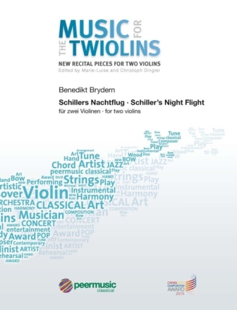 Schillers Nachtflug f�r 2 Violinen Partitur und Stimmen