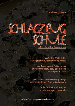Schlagzeugschule Band 2 (+Online Audio) Multistyle-Schlagzeugschule