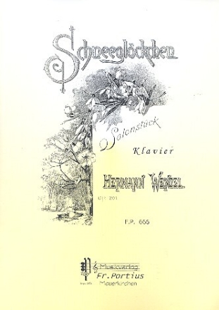 Schneegl�ckchen op.201 Salonst�cke f�r Klavier