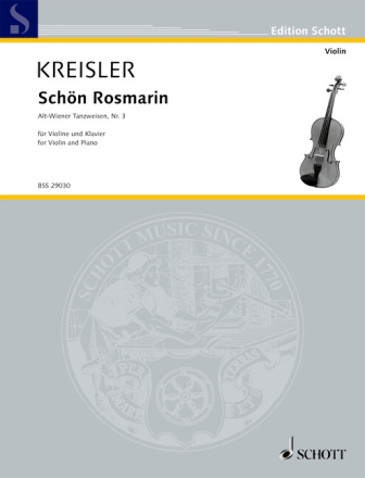 Sch�n Rosmarin Nr. 12 f�r Violine und Klavier