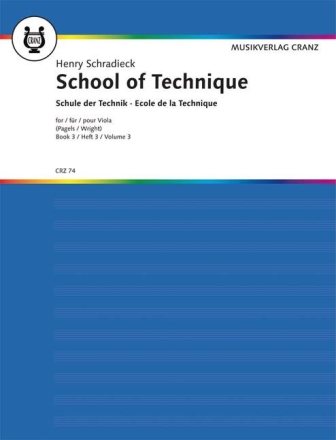 Schule der Violatechnik Band 3 f�r Viola