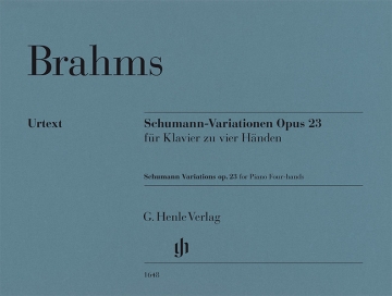 Schumann-Variationen Es-Dur op. 23 f�r ein Klavier zu vier H�nden