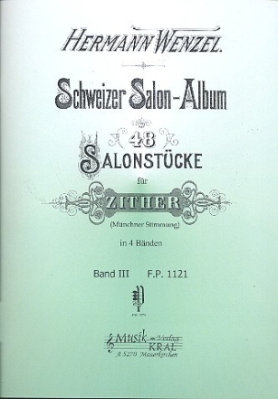 Schweizer Salo-Album Band 3 f�r Zither