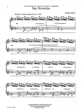 Sea Nocturne for piano