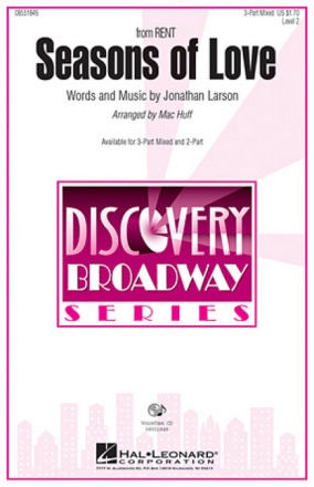 Seasons of Love for 3-part mixed chorus and piano chorus Score