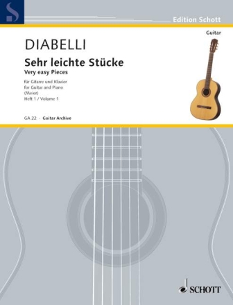 Sehr leichte St�cke Band 1 f�r Gitarre und Klavier