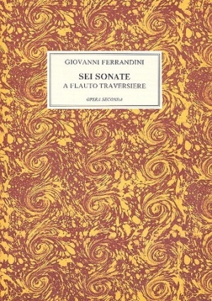 Sei Sonate op.2  a flauto traversiere e Bc facsimile