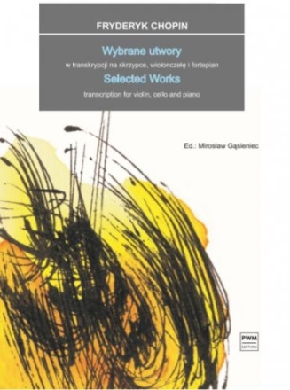 Selected Works for violin, violoncello and piano score and parts