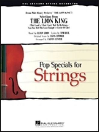 Selections from The Lion King for string orchestra score